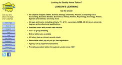 Desktop Screenshot of londonslearning.co.uk