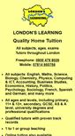 Mobile Screenshot of londonslearning.co.uk